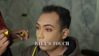 Amazing Male to Female Makeup Tutorial  Best MtF Makeup Transformation  Party Makeup look [upl. by Eidorb]