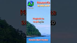 NASAAN KA  Willy Garte  Karaoke Short Version [upl. by Wulf]