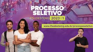 Processo Seletivo 20231  IF Sudeste MG [upl. by Elaynad893]