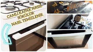 Arçelik Fırınlı Ocağımızın Kapak Camı NasıL SökülüR ve Temizlenir  7 YILLIK OCAKTAN NELER ÇIKTI [upl. by Yalc]