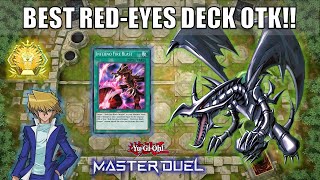 Best RedEyes OTK Deck  NEW SUPPORT Crushing META  YuGiOh Master Duel [upl. by Adekam724]