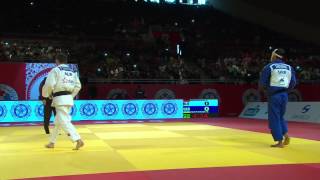 SHERSHAN Dzmitry BLR   ZANTARAIA Georgii UKR  66 кг WORLD JUDO MASTERS MOHAMMED VI 2015 [upl. by Innob903]