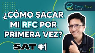 1 ►🔥¿CÓMO SACAR MI RFC POR PRIMERA VEZ🔥SAT🔥 [upl. by Shirlee]