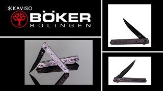 Boker Kwaiken Air amp Air Mini Fat Carbon Purple Rain [upl. by Ozzy]