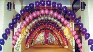 COMO HACER ARCOS DE GLOBOS [upl. by Leay]