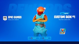 HOW TO CREATE YOUR OWN SKIN IN FORTNITE [upl. by Alverta]