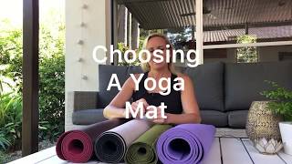 Choosing a Yoga Mat [upl. by Zrike]