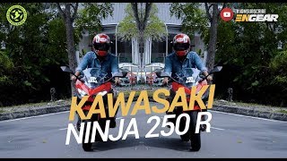 2018 Review amp Test Ride  Kawasaki Ninja 250 R  ENGEAR Review Ep24 [upl. by Nylisoj]