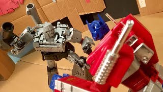 Optimus Prime vs Megatron stopmotion [upl. by Eugeniusz]