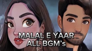 Malal E Yaar Drama All Background Music’S [upl. by Aranat]