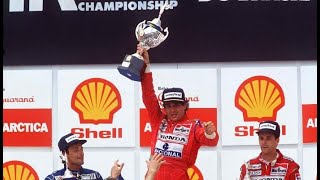 GP Brasil 1991  Vitória Ayrton Senna  Última Volta  Atendimento a Senna [upl. by Yrojram]