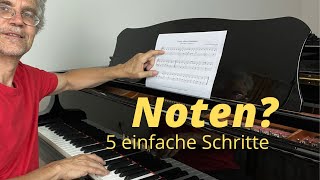 Klavier lernen nach Noten 5SchritteMethode – Tutorial „Ode an die Freude“ [upl. by Droflim431]