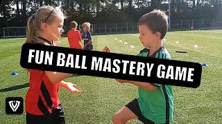 FUN FOOTBALL GAME  U9  U10  U11  U12  U13  U14  FOOTBALL  SOCCER  TRAINING  EXERCISE [upl. by Olette364]