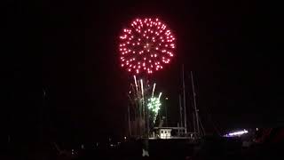 Mersea Island Regatta Fireworks 2018 [upl. by Derfliw]