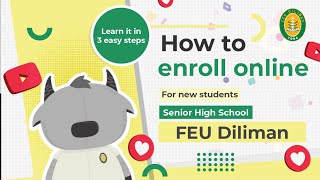 TAMbayanTV​​ How to Enroll Online in FEU Diliman for new students in Senior High [upl. by Richart]