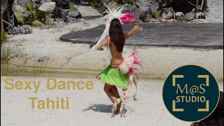 Danse VAHINE polynesienne Aloha TAHITI SHOW Tahitian Dance  Portaventura [upl. by Fredrick451]