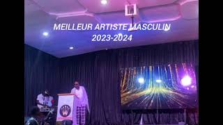 Martino NGALLÉ élu MEILLEUR ARTISTE MASCULIN 20232024 [upl. by Beyer611]