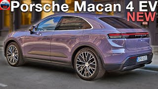 All NEW Porsche Macan 4 EV 2024  Visual REVIEW amp FEATURES exterior amp interior [upl. by Gnoz]