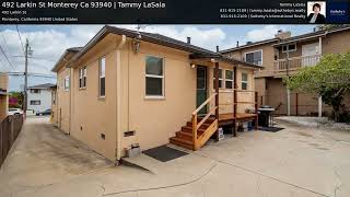 492 Larkin St Monterey Ca 93940  Tammy LaSala [upl. by Hnirt]