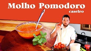 Como fazer MOLHO de TOMATE pomodoro italiano 🍅🍅🍅 [upl. by Assehc]