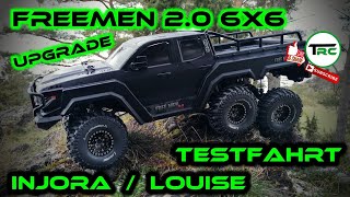 Reely Free Men 20 6x6  Testfahrt mit neuen Rädern Injora  Louise [upl. by Eanert277]