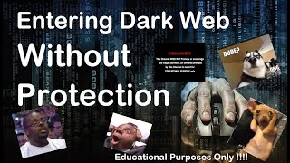 Entering The Dark Web Without Any Protection  The Cyber Infinity [upl. by Ikin76]