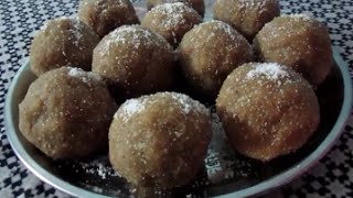 HOW TO MAKE CHURMA LADOO  NirmalBhoj [upl. by Brindle]