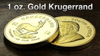 1 oz South African Gold Krugerrand [upl. by Aicac]