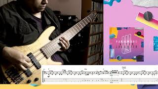 Rosecolored boy Paramore  bass cover sheet musictab included [upl. by Tallu]