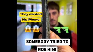 Somebody Tried to ROB His iPhone 😱😱 Watch till the end ‼️ [upl. by Stiegler31]