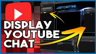 How to display YouTube Chat with OBS Studio Custom Docks [upl. by Nylavad]