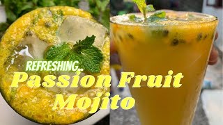 Passion Fruit MojitoPassion Fruit Recipes shorts [upl. by Gowrie]