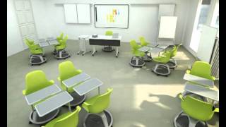 Steelcase Node Animation Classroom In Toronto Ontario [upl. by Gothard]