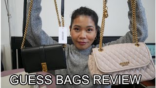 Guess Bag Review and Unboxing  Maila Convertible Bag amp Virtual Mini Crossbody Flap Bag [upl. by Idner]