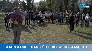 STAHNSDORF  DEMO FÜR FEUERWEHRSTANDORT [upl. by Dody]