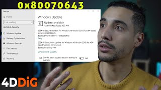 Windows Échec de la mise à jour KB5034441  Comment réparer lerreur 0x80070643  Tenorshare 4DDiG [upl. by Llertniuq]
