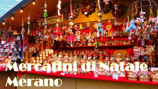 Il Mercatino di Natale a Merano expo 20232024 [upl. by Aicened467]