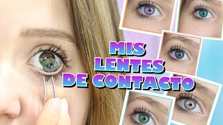 ME PRUEBO TODOS MIS LENTES DE CONTACTO 12 PARES  Brenda Sander [upl. by Perkin]