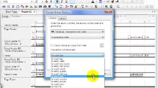 22 Crystal ReportsXI Create a Report Beyond the Basics Grouping Data pt 2 [upl. by Ahusoj]