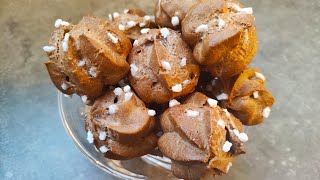 comment faire des chouquettes au chocolat simplement et rapidement [upl. by Budd]