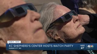 Solar eclipse brings people together at KC Shepherd’s Center [upl. by Adachi719]