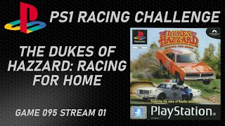 The Dukes of Hazzard Racing for Home  PS1 Racing Challenge G095S01 [upl. by Thornburg]