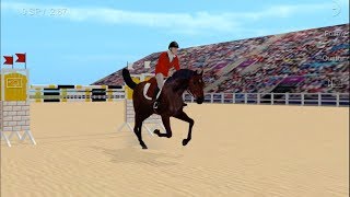 New Jumpy Horse Show Jumping Game [upl. by Hassin]