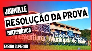 Resolução Prova  Concurso de Joinville  Ensino Superior [upl. by Alboran392]