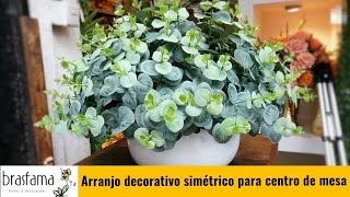 ARRANJO DECORATIVO SIMÉTRICO PARA CENTRO DE MESA Inscrevase no canal e compartilhe [upl. by Aksel]