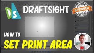 Draftsight How To Set Print Area [upl. by Darnell628]