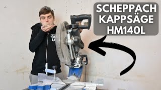 Scheppach Kappsäge HM140L Test  PreisLeistung Top [upl. by Adnam]