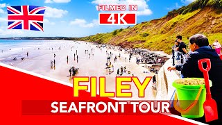 FILEY  Promenade and Beach Tour of Filey Yorkshire England [upl. by Ching]