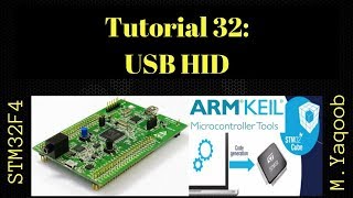 STM32F4 Discovery board  Keil 5 IDE with CubeMX Tutorial 32  USB HID [upl. by Dunaville]