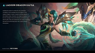 LAGOON DRAGON KAISA SKIN SPOTLIGHT07242024 [upl. by Hecklau828]